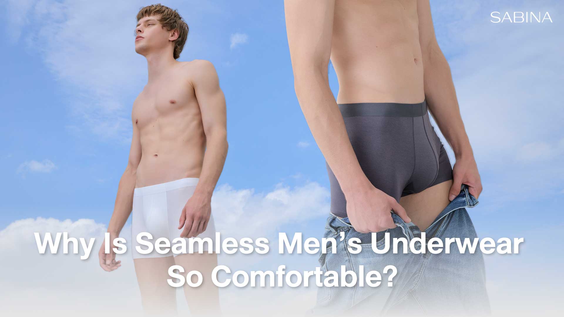 Seamless men's underwear for everyday comfort.