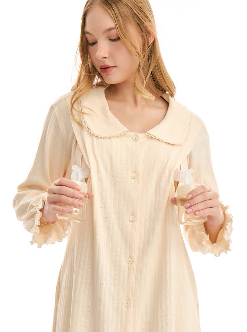 Maternity pajamas dress