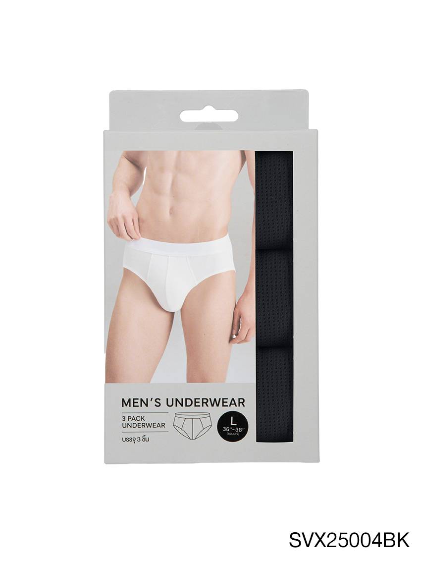 Men's Collection  กางเกงในชาย ทรง Brief แพ็ค 3 ชิ้น