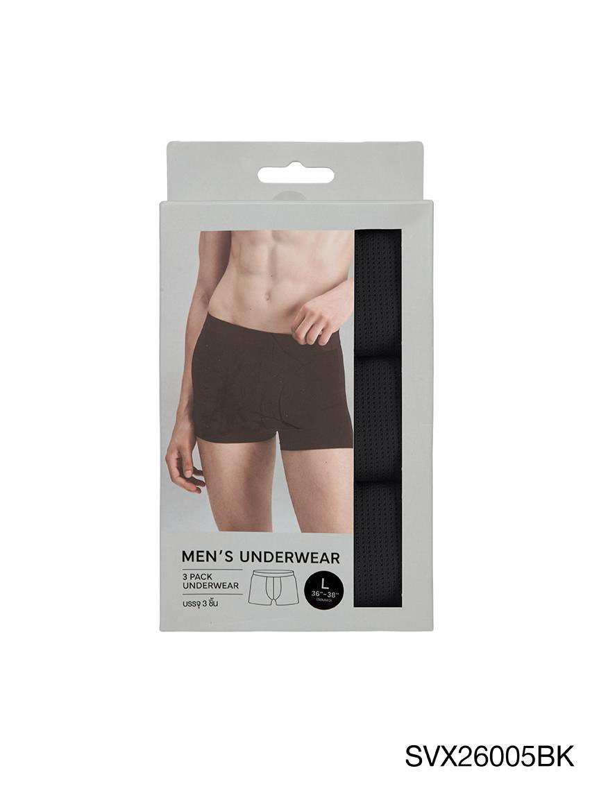 Men's Collection  กางเกงในชาย ทรง Trunk แพ็ค 3 ชิ้น