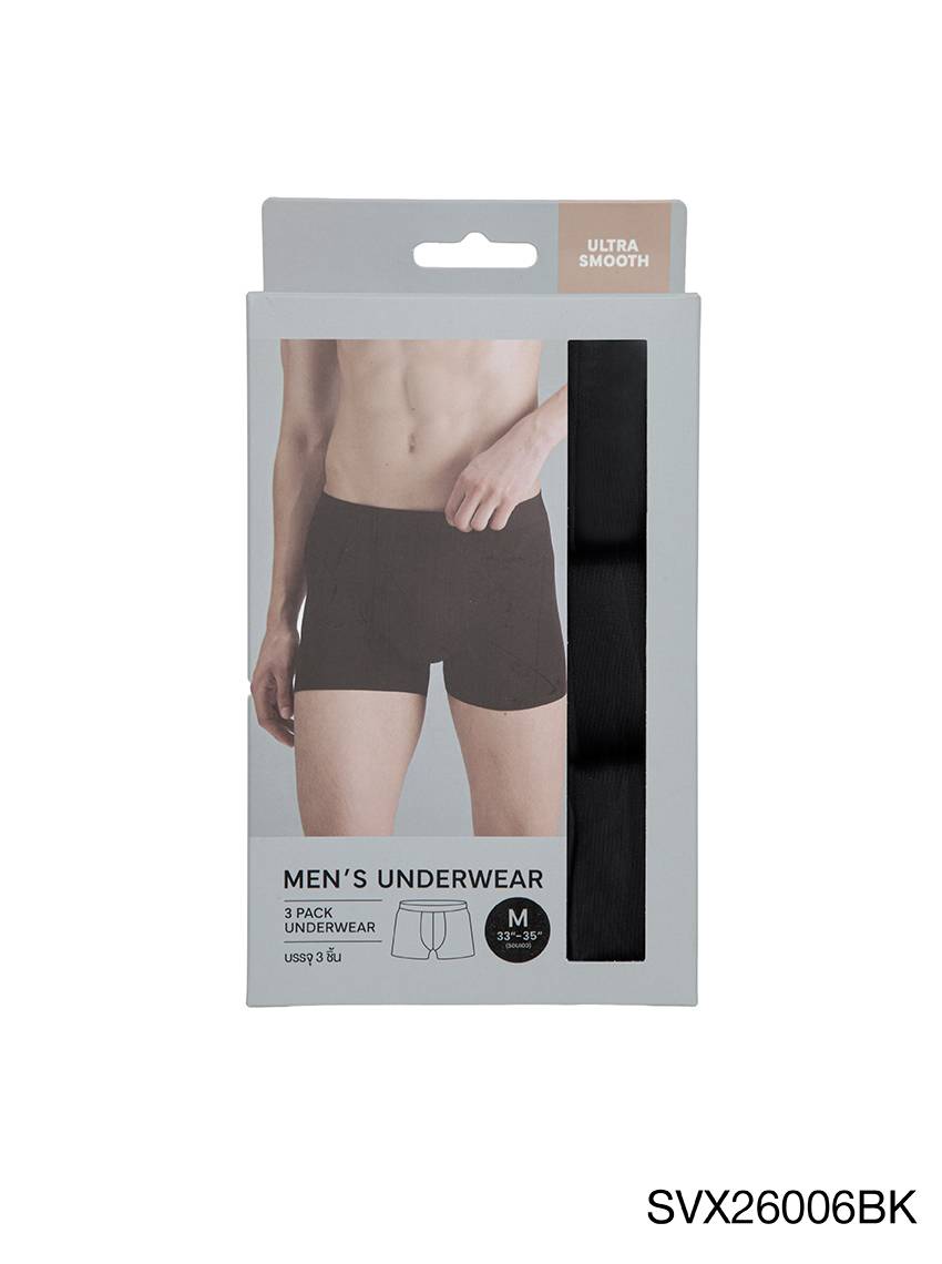 Men's Collection  กางเกงในชาย ทรง Trunk รุ่น Ultra Smooth แพ็ค 3 ชิ้น