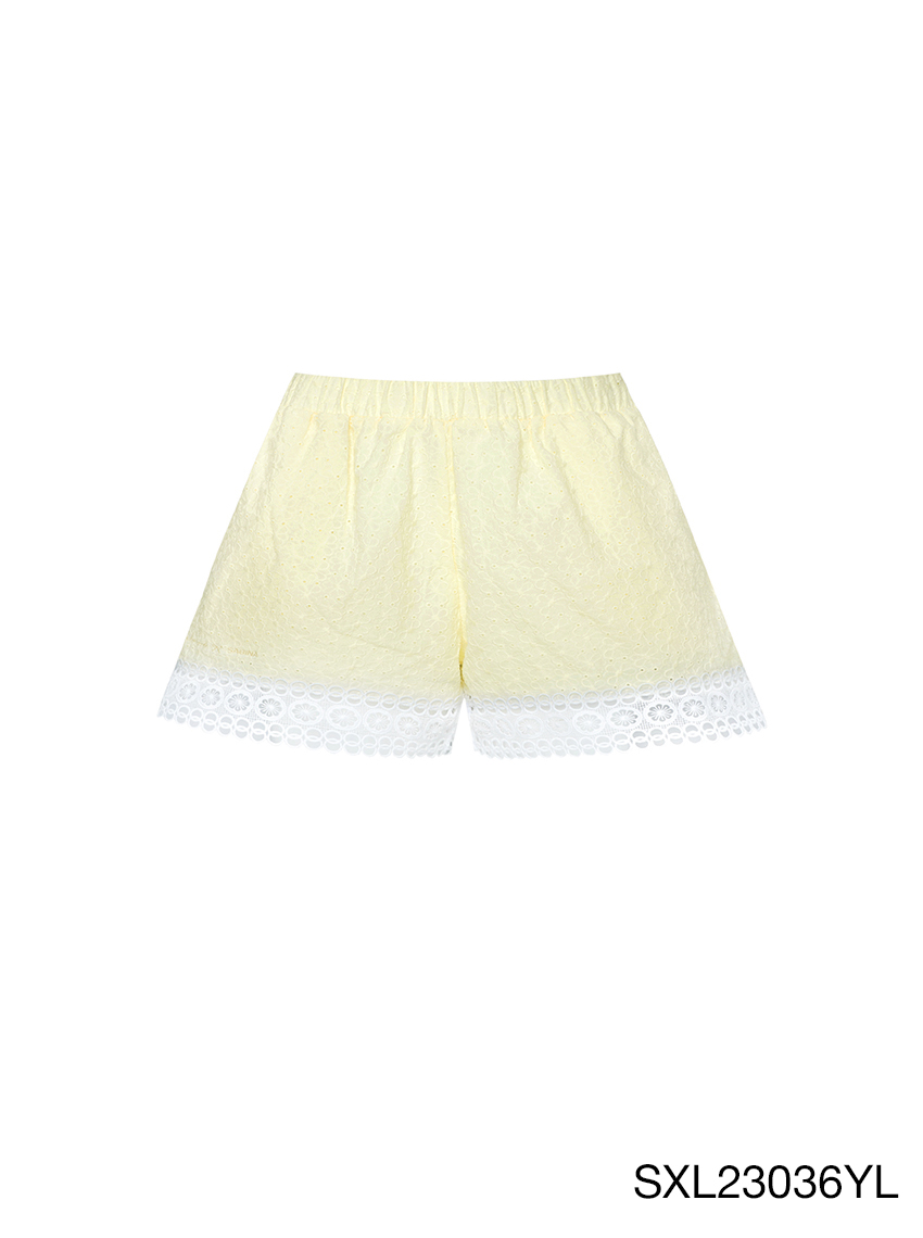 SABINA | JANESUDA x SABINA กางเกงขาสั้น Charlotte รหัส SXL23036 สีเหลืองอ่อน