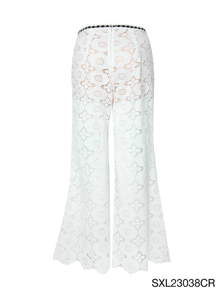 SABINA | JANESUDA x SABINA กางเกงขายาว Lady Jane รหัส SXL23038 สีขาว