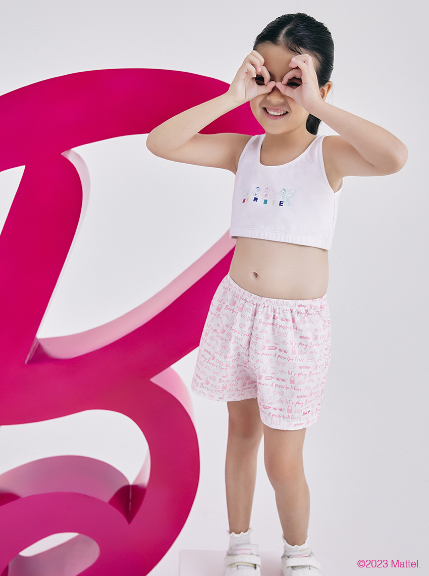 Barbie กางเกงขาสั้นเด็ก