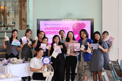 ซาบีน่า สนับสนุนกิจกรรมเย็บเต้านมเทียม โรงแรมคอร์ทยาร์ด บาย แมริออท กรุงเทพ เนื่องในวันสตรีสากลโลก ส่งต่อกำลังใจผู้ป่วยมะเร็งเต้านม