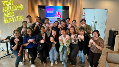 บริษัท บางกอกอินดัสเทรียลแก๊ส จำกัด ชวนพนักงานเย็บเต้านมเทียม เพื่อผู้ป่วยมะเร็งเต้านมกับ ซาบีน่า