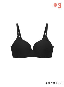 SABINA BRALESS WIRELESS BRA Soft Doomm Collection Style no. SBH9000 Black
