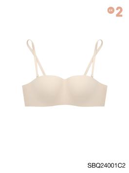 Twenty Five Seamless Wireless Strapless Bra - Vanilla