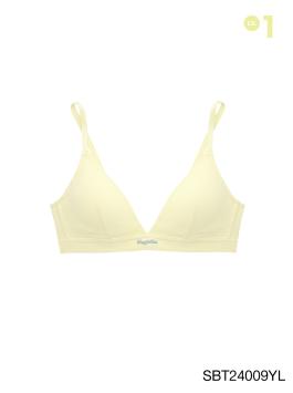 SABINA COZY COTTON Wireless Bra - Yellow