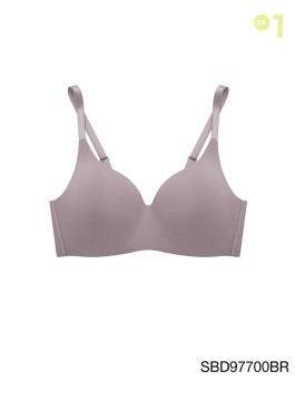 BRALESS | PERFECT BRA Wireless Bra - Brown