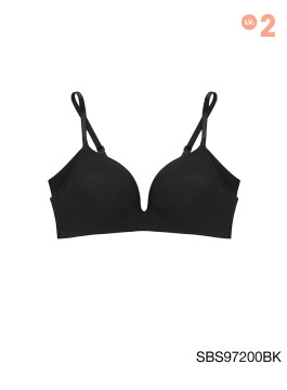 SABINA BRALESS WIRELESS BRA Sixnature Collection Style no. SBS97200 Black