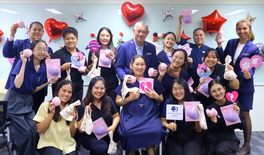 โรงแรมดับเบิ้ลทรี บาย ฮิลตัน กรุงเทพฯ เพลินจิต ร่วมกับ ซาบีน่า จัดกิจกรรมเพื่อสังคม ส่งต่อกำลังใจให้ผู้ป่วยมะเร็งเต้านม