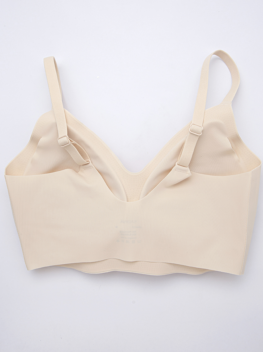 e-Tax  56.57% OFF on SABINA [Pack 3 Piece] Invisible Wire Bra Seamless Fit  Perfect Bra Collection - Tan