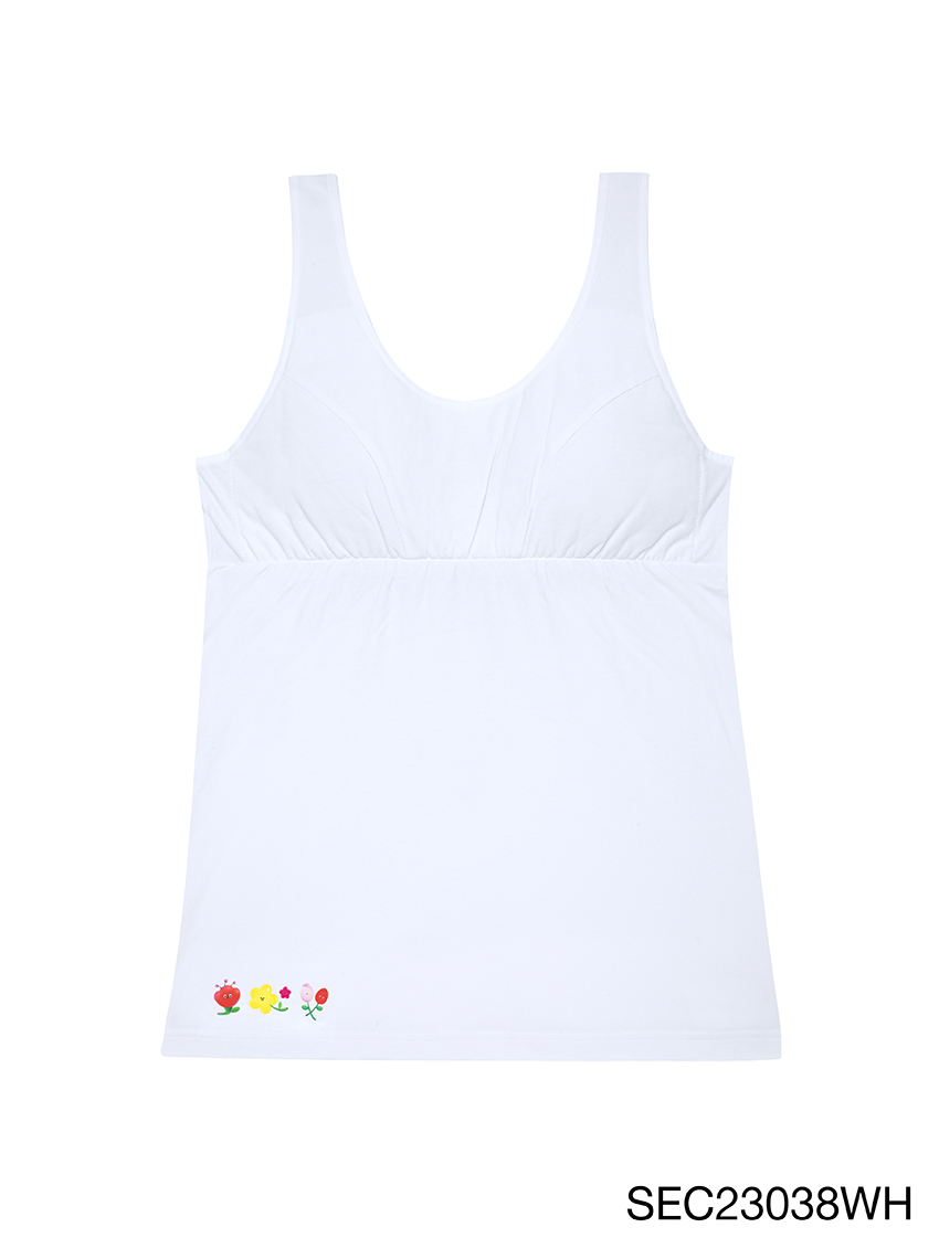 Women Padded Camisole - Brown - SW2602103C