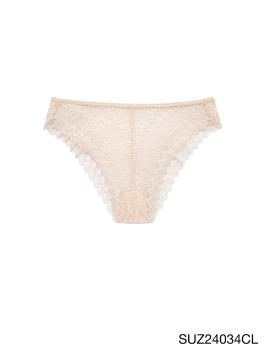 Panty Zone กางเกงในทรงบิกินี่ - สีเนื้ออ่อน